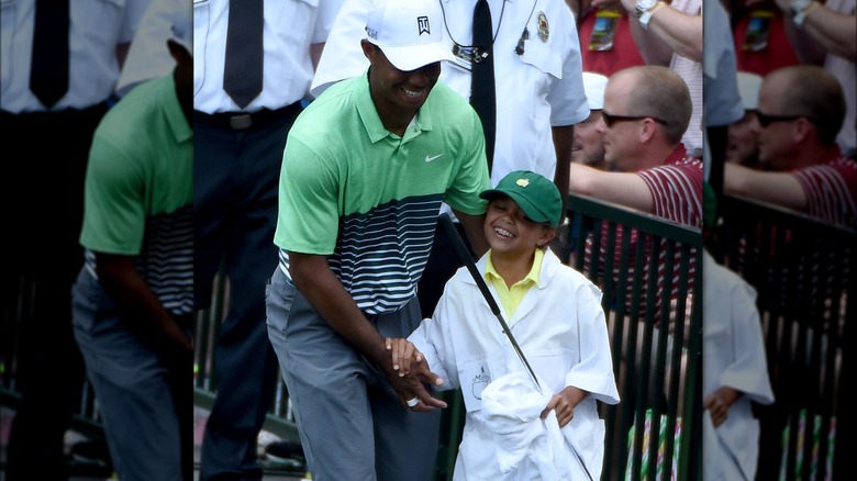 Tiger Woods Sam Woods Masters tournament