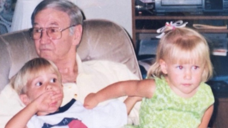 Gene Chrisley with his grandkids