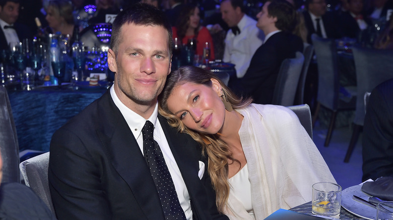 Tom Brady and Gisele Bündchen smiling
