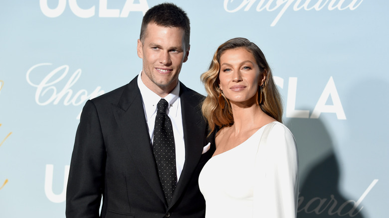 Tom Brady and Gisele Bündchen smiling