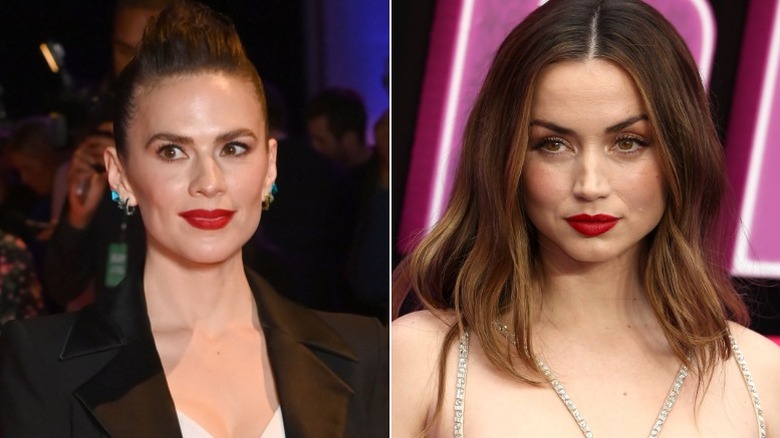 Split image of Hayley Atwell and Ana de Armas
