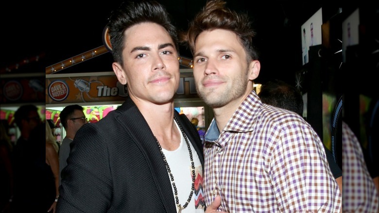 Tom Sandoval and Tom Schwartz smiling next to each other