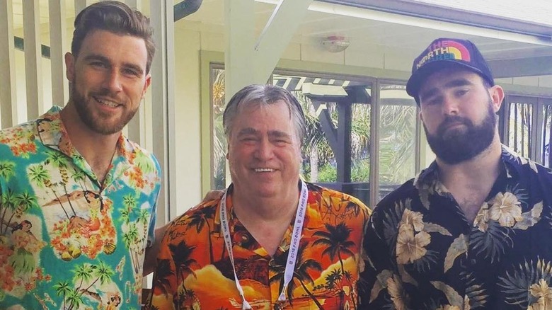 Travis and Jason with Ed Kelce