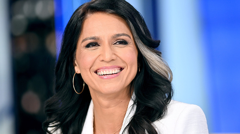 Tulsi Gabbard smiling in close-up