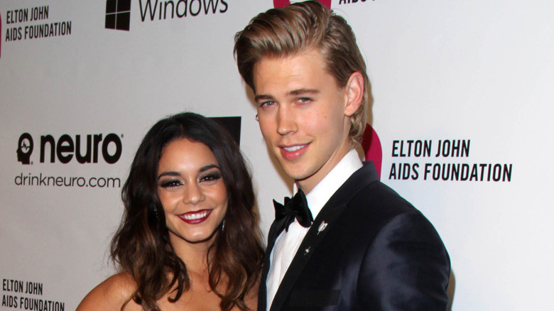 Vanessa Hudgens and Austin Butler smiling