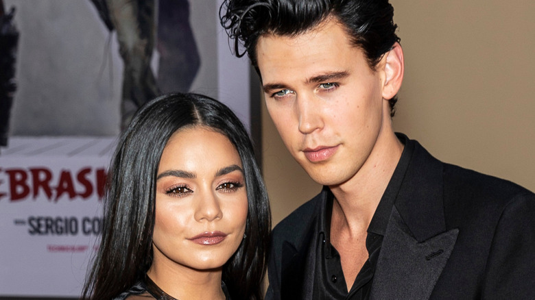 Vanessa Hudgens and Austin Butler posing together