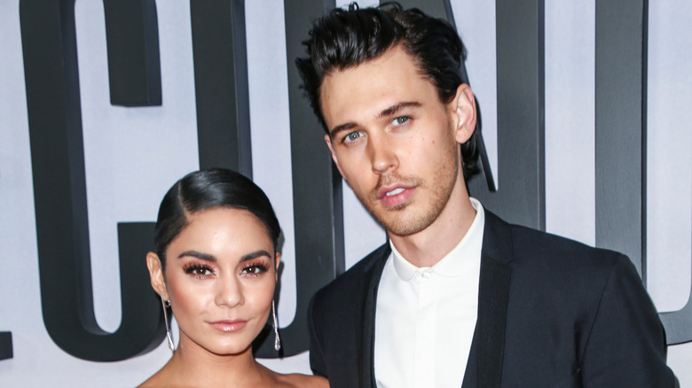 Vanessa Hudgens and Austin Butler posing together