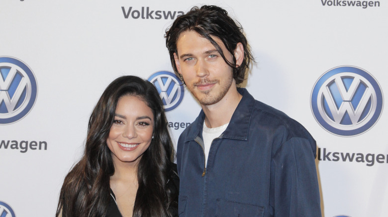 Vanessa Hudgens and Austin Butler posing together