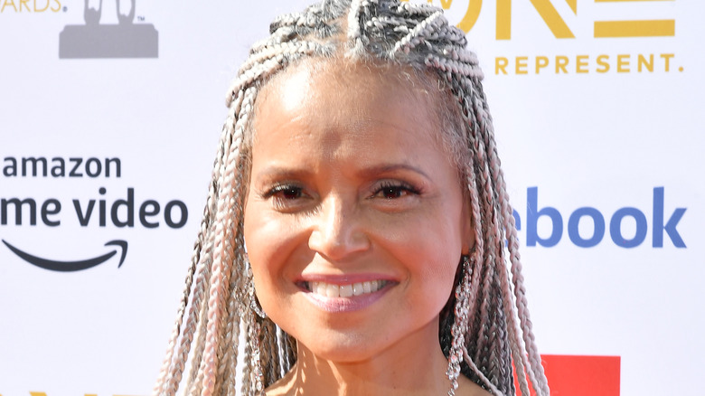 Victoria Rowell smiling
