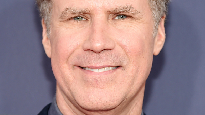 Will Ferrell smiling green eyes