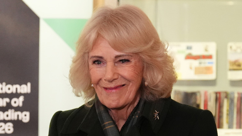Camilla Parker Bowles smiling