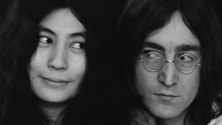 John Lennon and Yoko Ono together