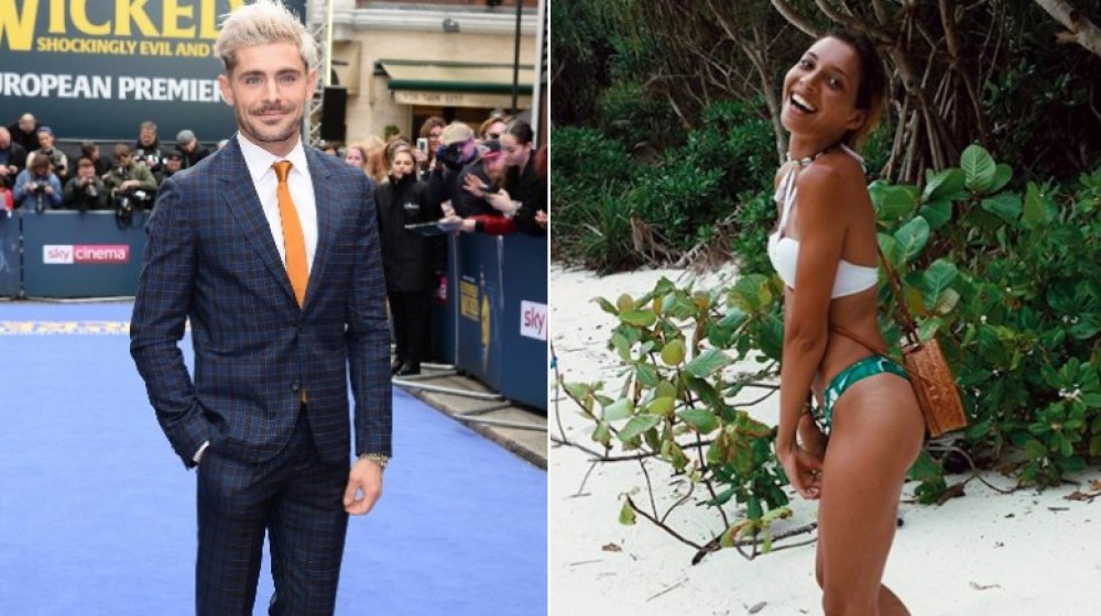 Zac Efron and Vanessa Valladares all smiles
