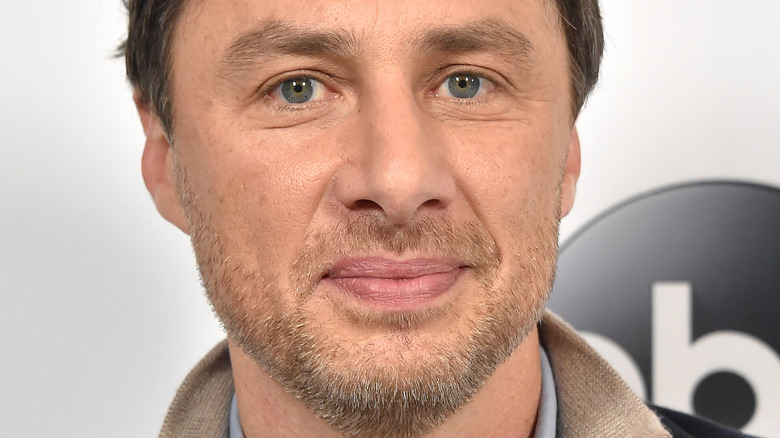 Zach Braff with beard and slight smile