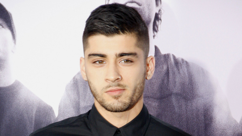 Zayn Malik posing on red carpet