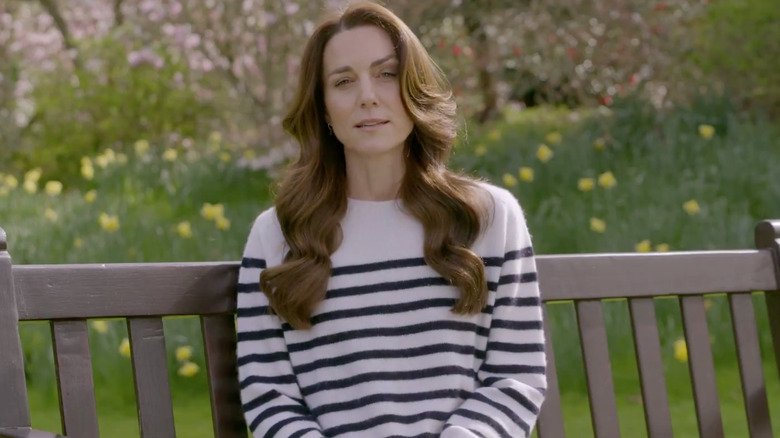 Kate Middleton speaking