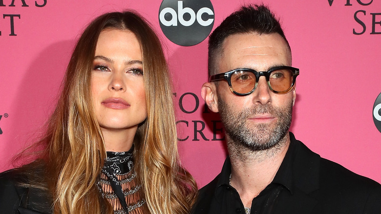 Behati Prinsloo and Adam Levine