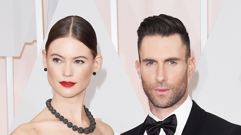 Behati Prinsloo and Adam Levine
