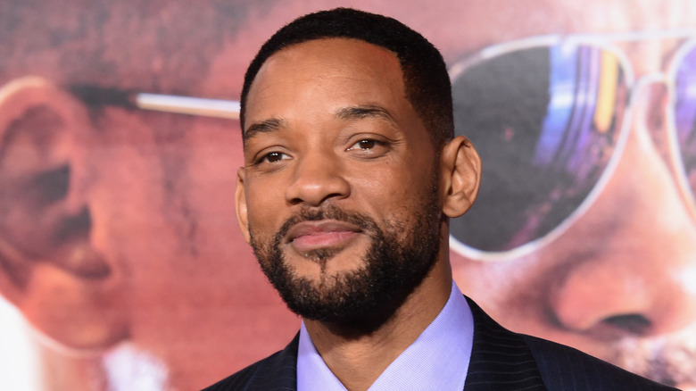 Will Smith smiling, close up