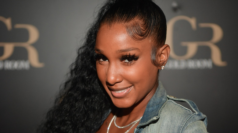 Bernice Burgos smirking