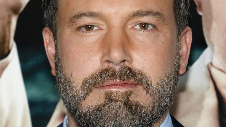 Ben Affleck with a neutral expression