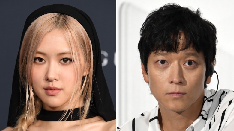 Rosé and Kang Dong-Won side by side