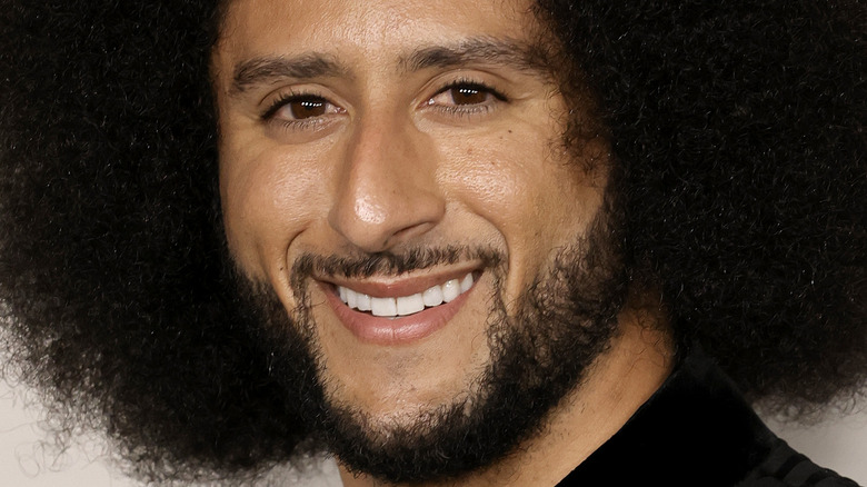 Colin Kaepernick smiling