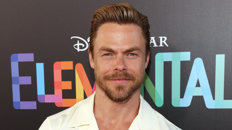 Derek Hough white shirt
