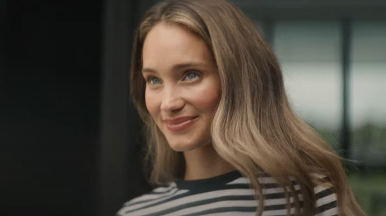 Hannah Jeter smiling in close-up