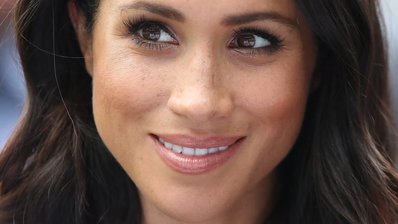 Meghan Markle brown eyes