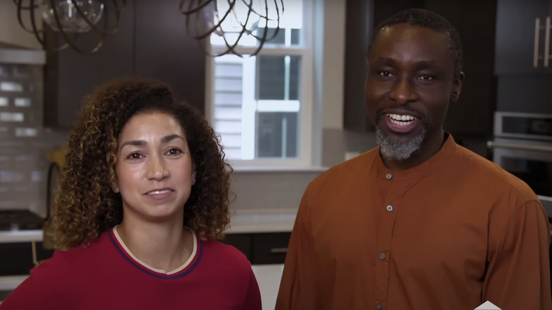 A couple on househunters doing a confessional