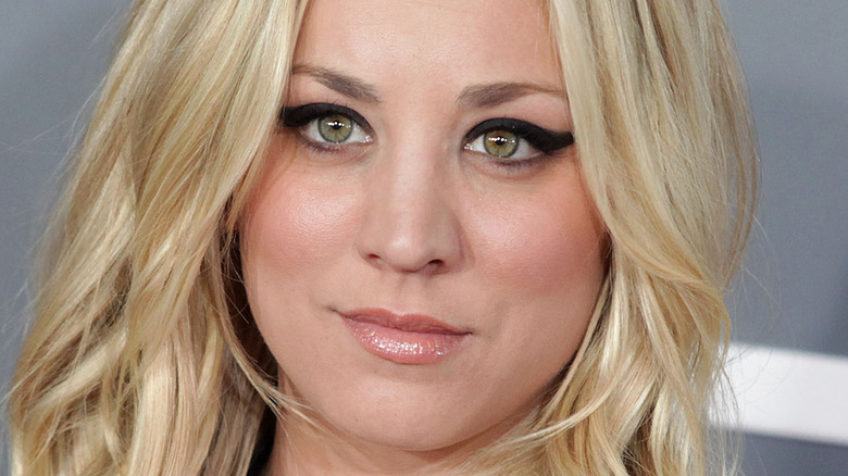 Kaley Cuoco smiling on red carpet