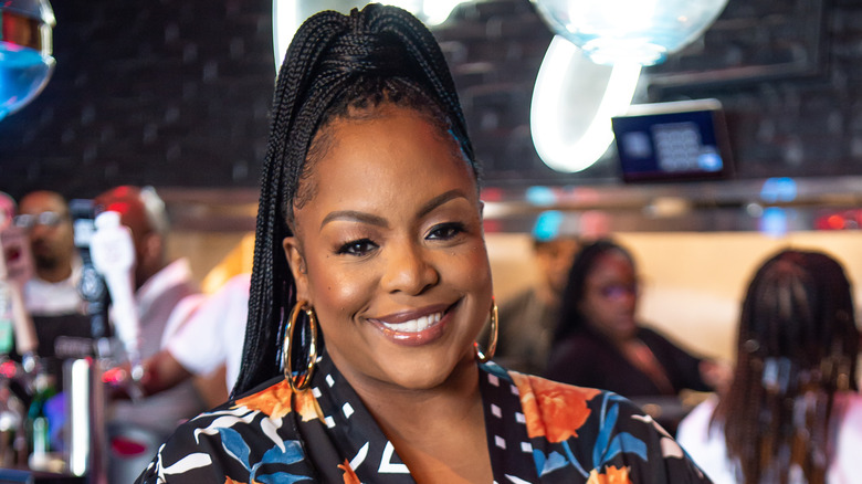 Kardea Brown smiling at event