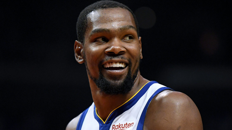 Kevin Durant smiling