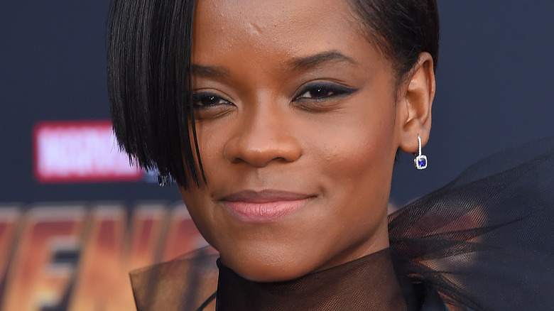 Letitia Wright at "Avengers: Infinity War" premiere