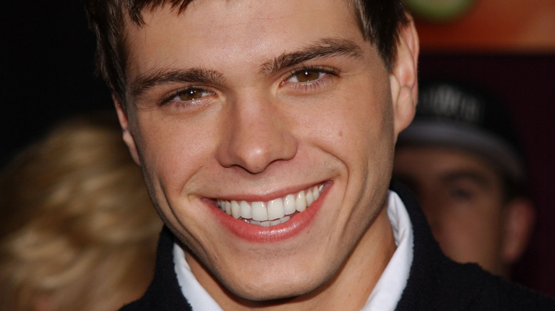 Matthew Lawrence smiles at an event