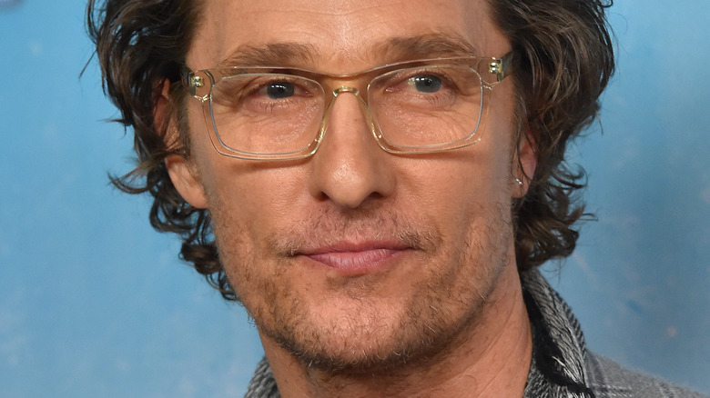 Matthew McConaughey with a serious expression