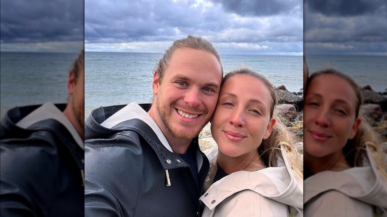 Mike Holmes Jr. with wife Lisa Grant