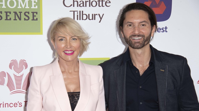 Heather Mills and Mike Dickman attending awards event