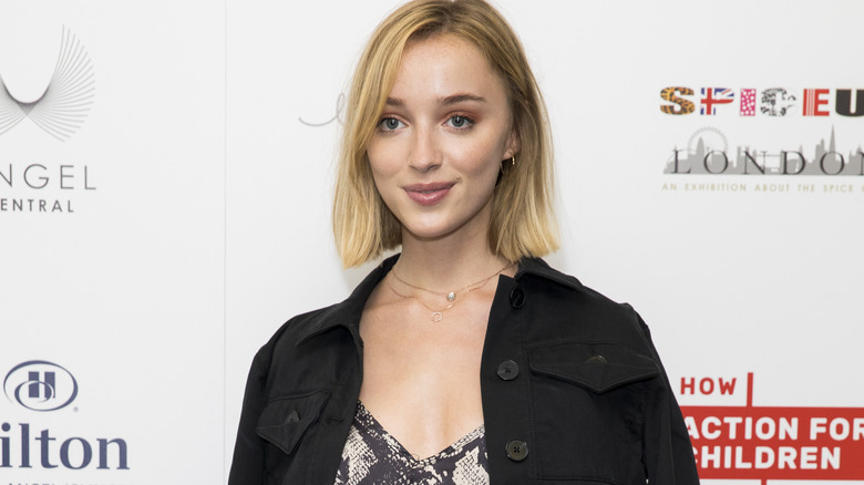 Phoebe Dynevor smiling
