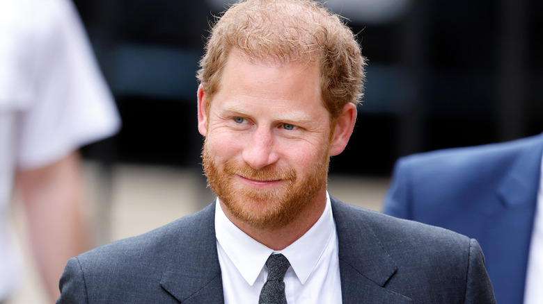 Prince Harry smiling