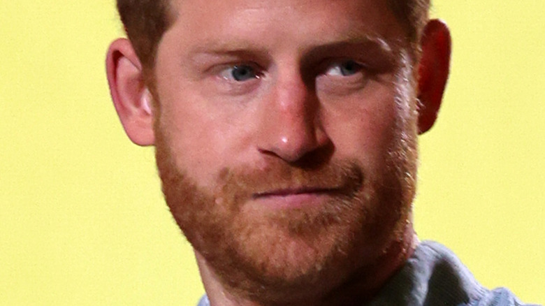 Prince Harry side eye