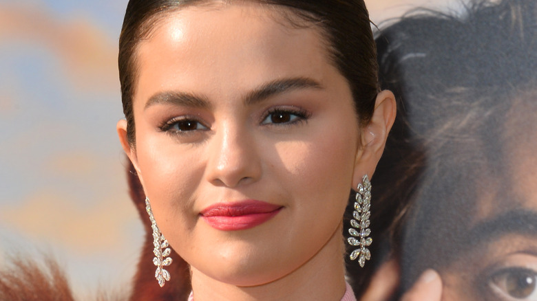 Selena Gomez poses at a premiere in 2020