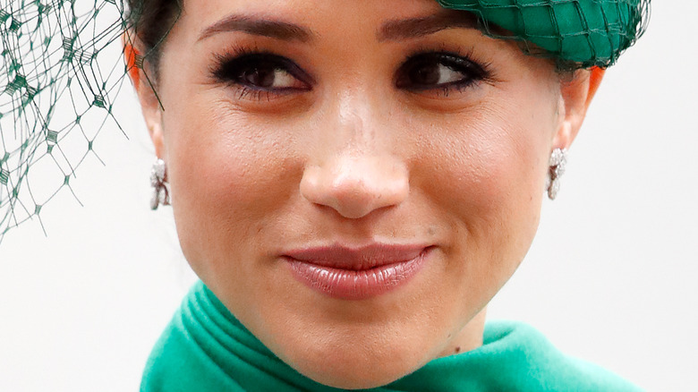 Meghan Markle green hat