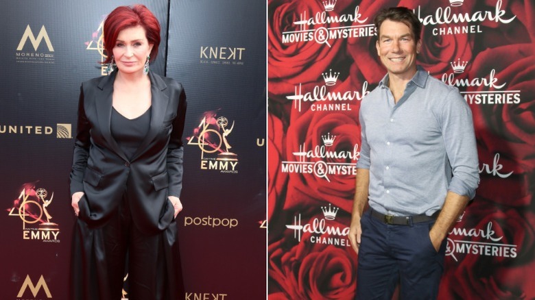Sharon Osbourne (R), Jerry O'Connell (L) 
