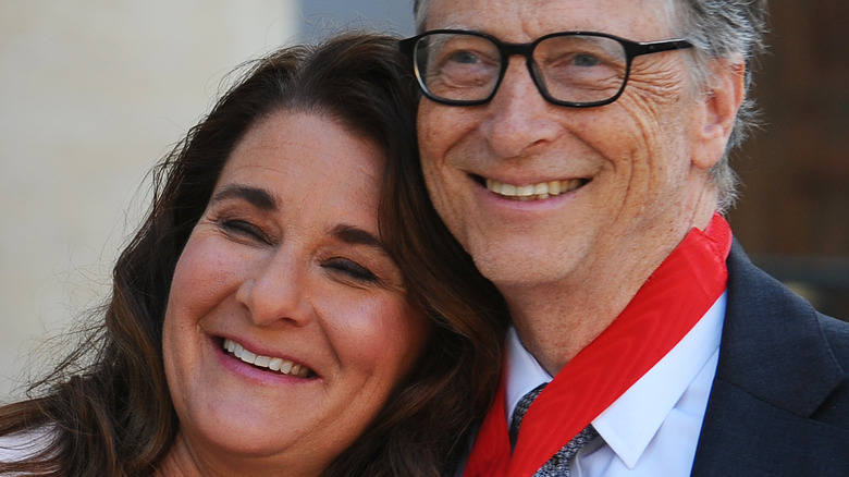 Bill Gates and Melinda Gates smiling