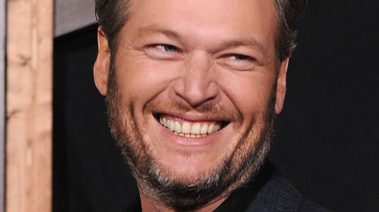 Blake Shelton smiling