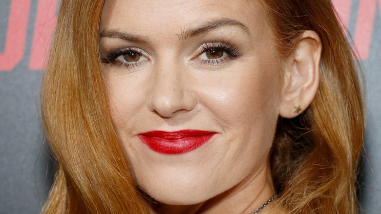 Isla Fisher smiling