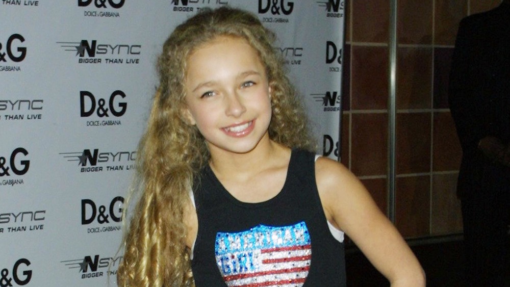 Hayden Panettiere as a child on the red carpet