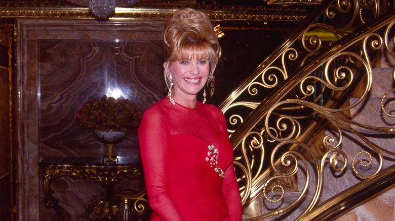 Ivana Trump smiling at 'A Novel Affair' Fundraiser for Muscular Dystrophy at Trump Tower